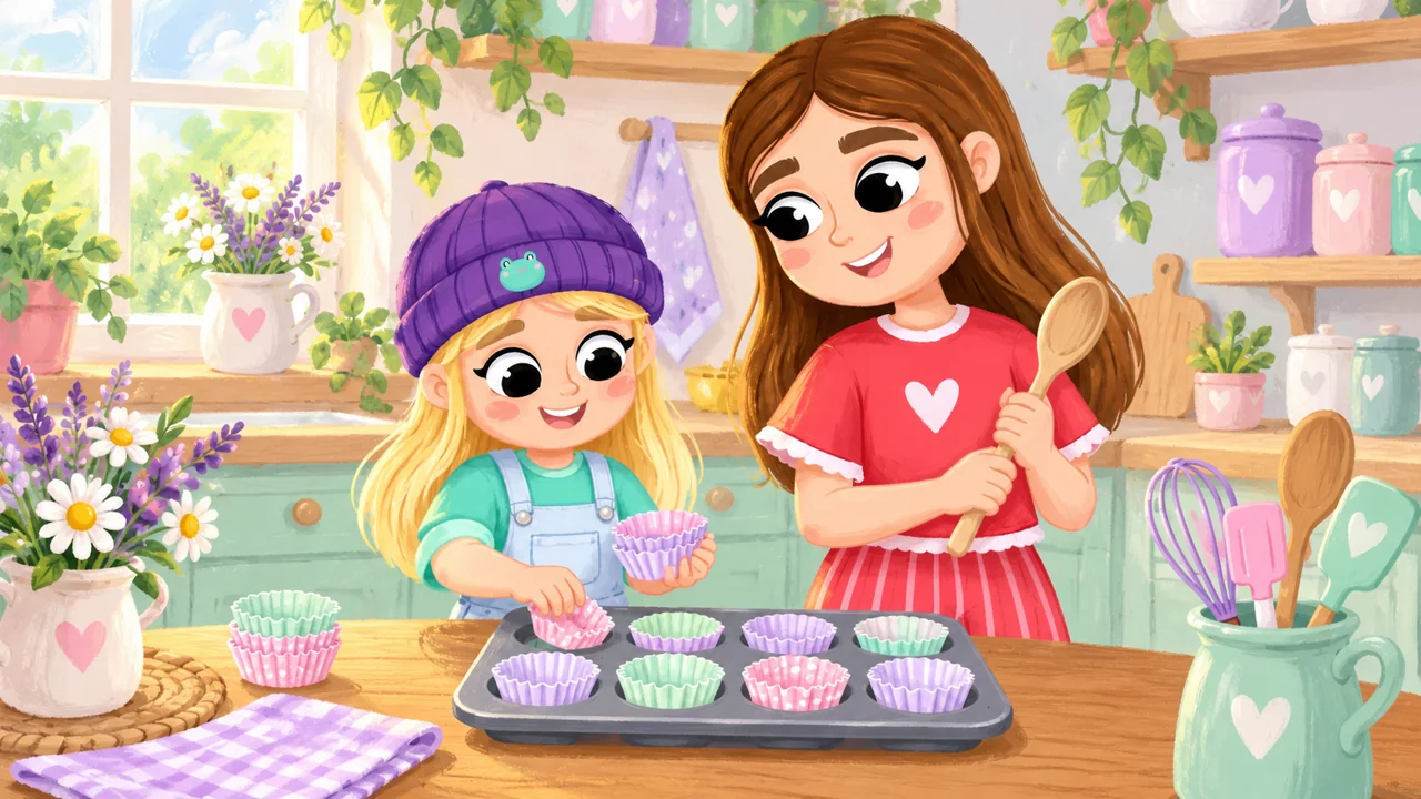 Baking with children when noise or sticky hands get in the way