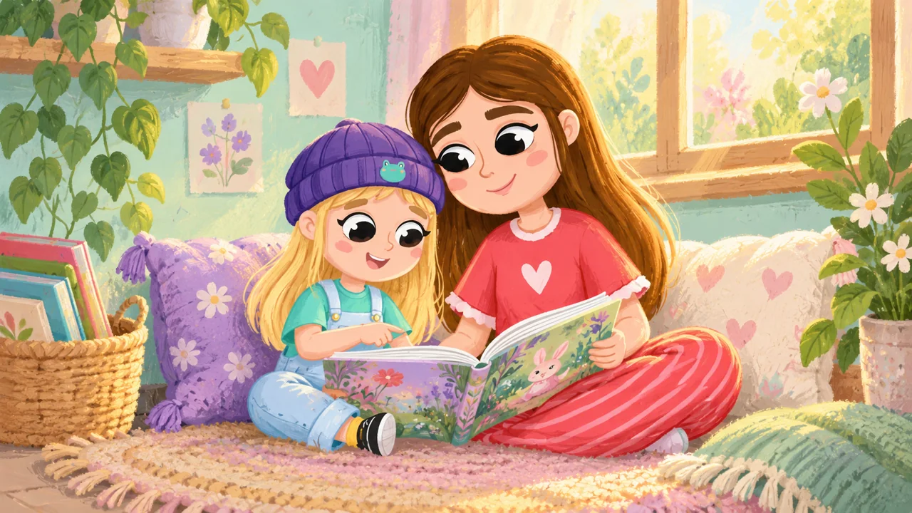 A child's reading corner: start with one book