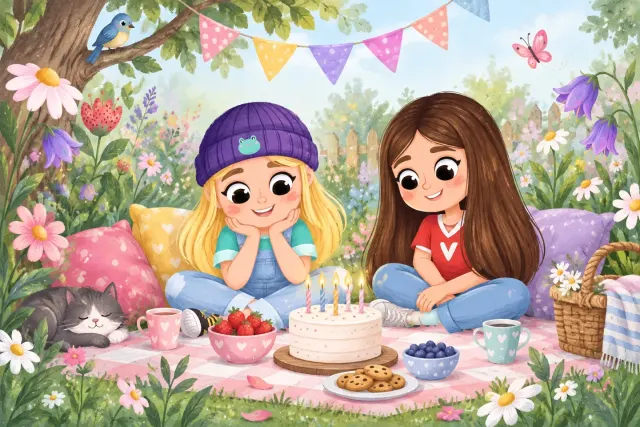 A birthday invitation that makes joining in easier