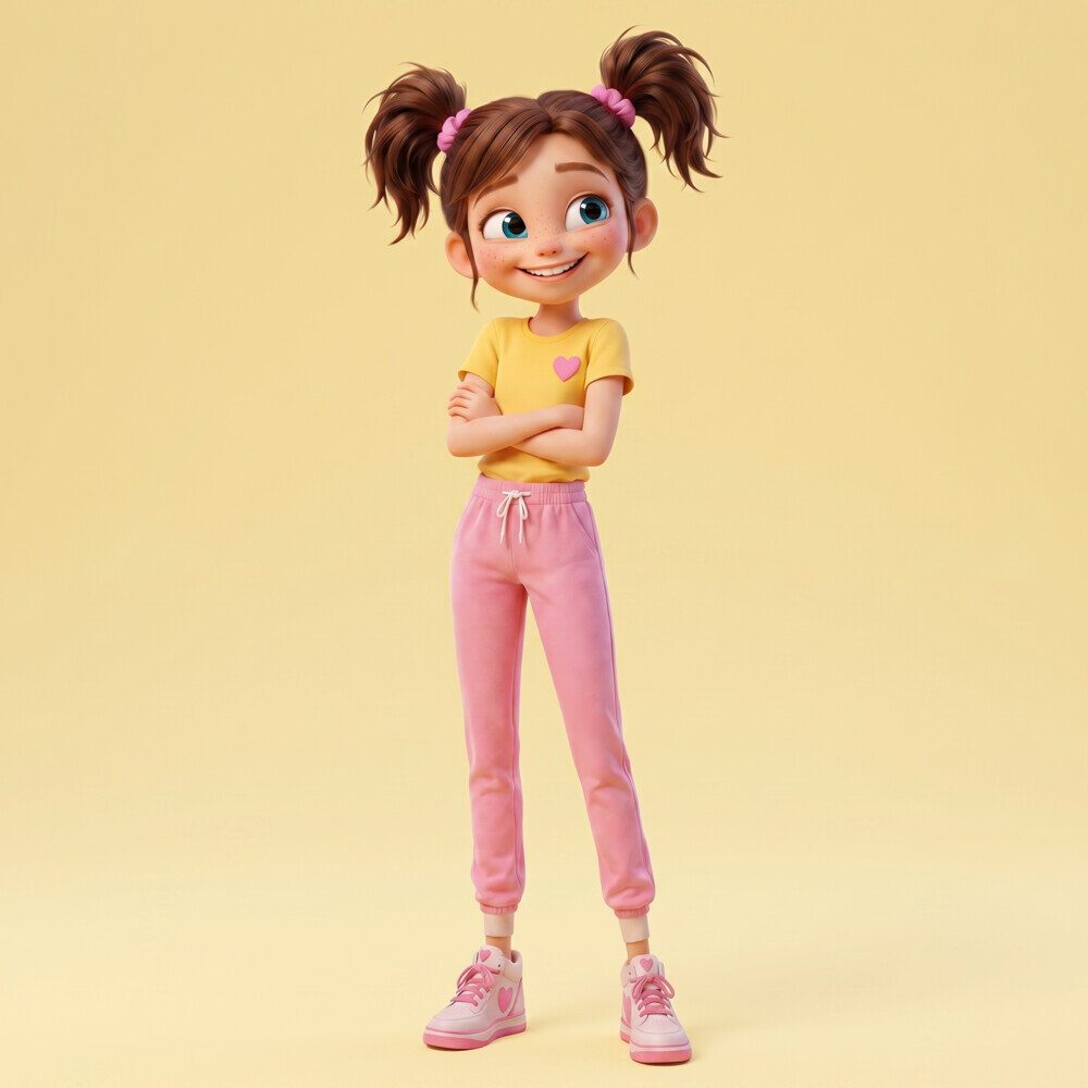 Ela, the brave 8 year old sister in the TAMITOS story