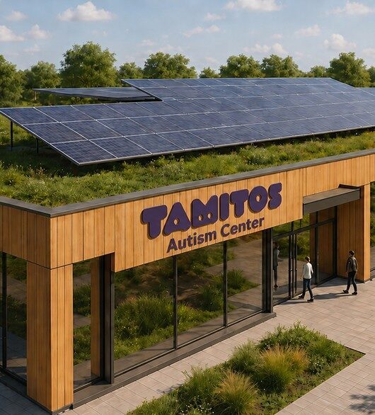 A modern, sensory-friendly Tamitos Autism Centre concept
