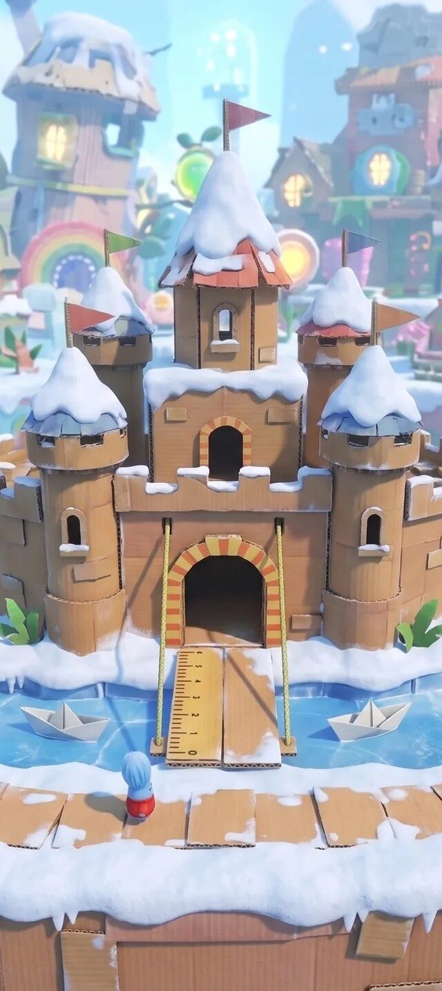Cardboard castle level, a focus and overwhelm autism awareness mission