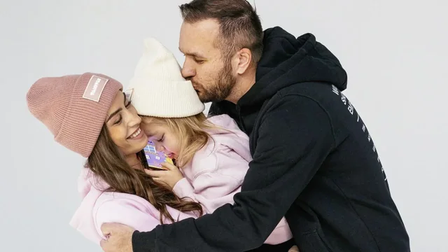Rodinná fotografia z článku v magazíne EVA