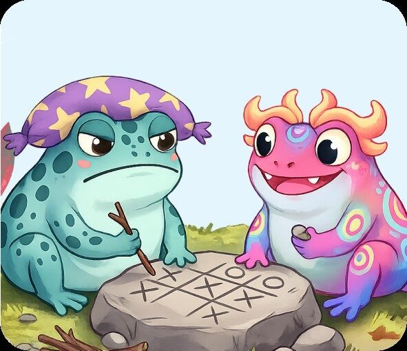 Tamitos Tic Tac Toe browser game for kids