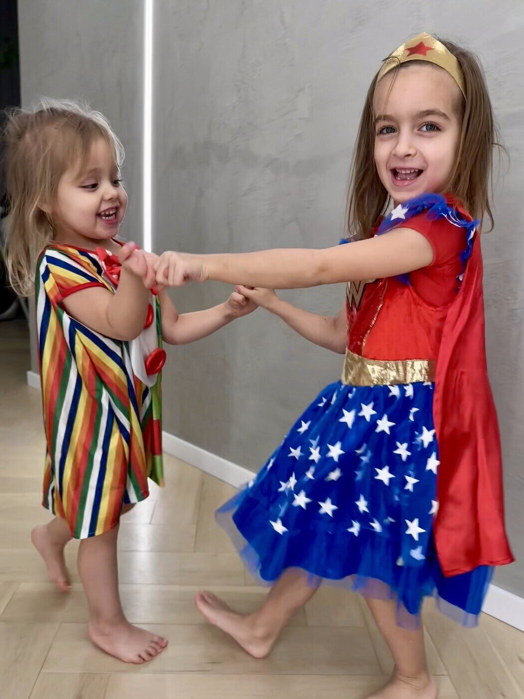 Tami with her sister Zoe — TAMITOS animated kids series about autism, emotions and empathy