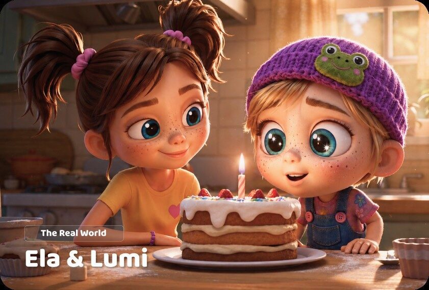 Ela & Lumi — TAMITOS animated kids series about autism, emotions and empathy